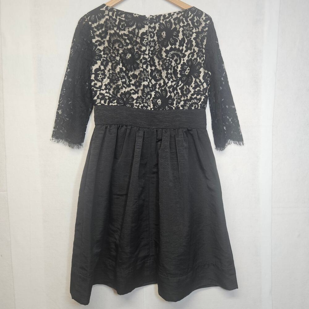 Eliza J Navy Lace Bodice Midi Dress - Picture 10 of 10